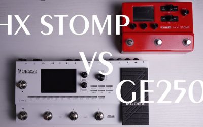 「器材評測」Mooer GE250 vs Line6 HX STOMP